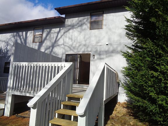 Backside view of deck