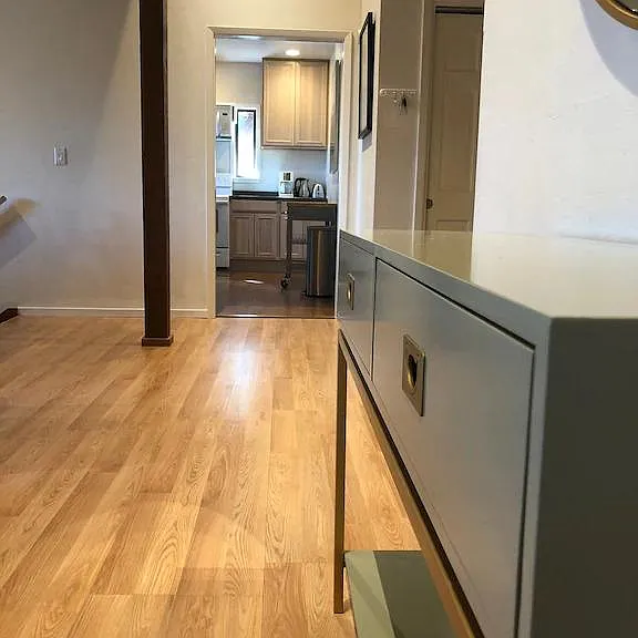 Doorway to kitchen.