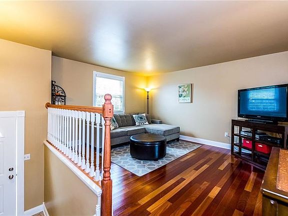 Brazilian cherry hardwood floors.