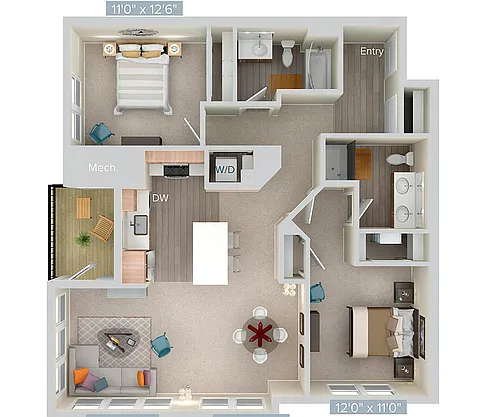 Floor plan B5-sc1-1187