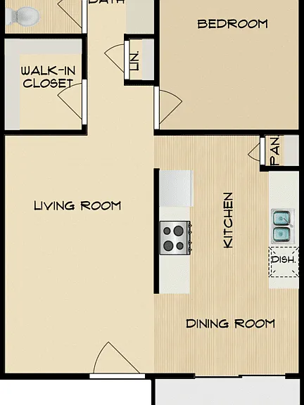 Plan 1 Floorplan Diagram