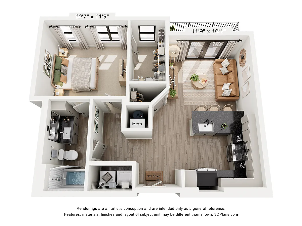 Floor plan A4B