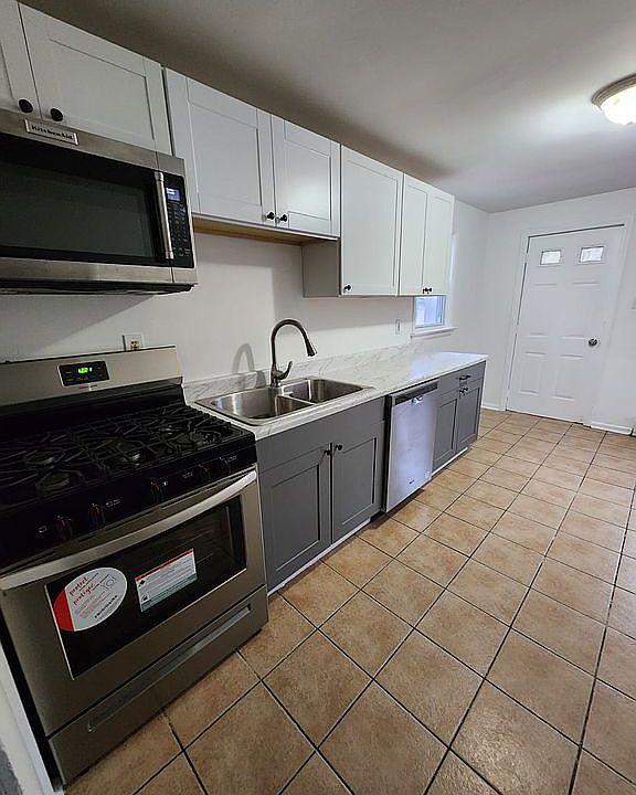 New cabinets and appliances