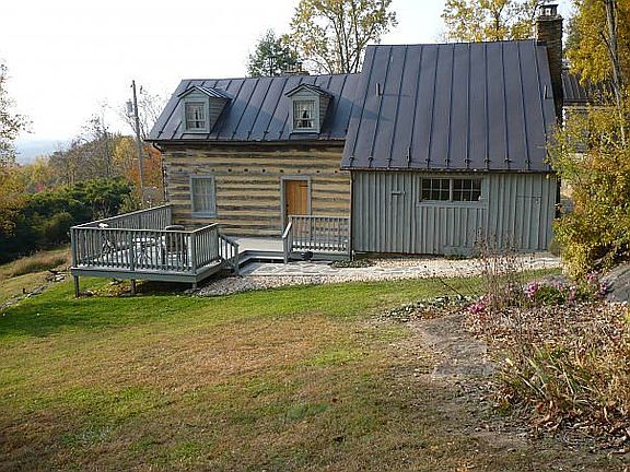 Back of house and back deck.