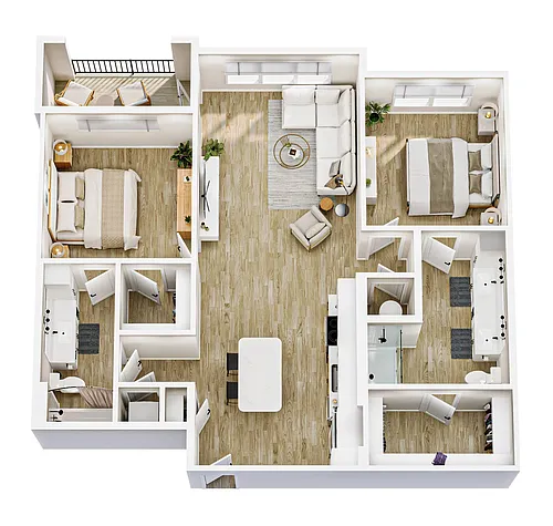 Floor plan B2A