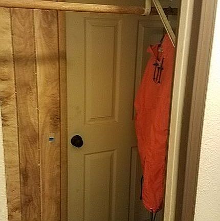 Front closet from entry