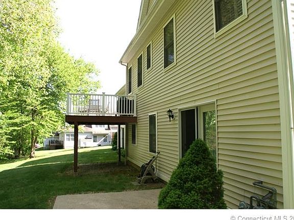 Lower level concrete patio ...