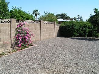 Fenced Backyard