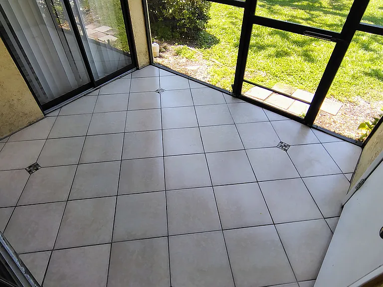 rear patio