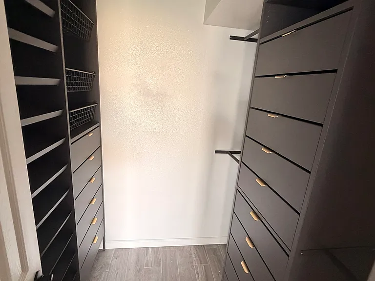 Master bedroom closet