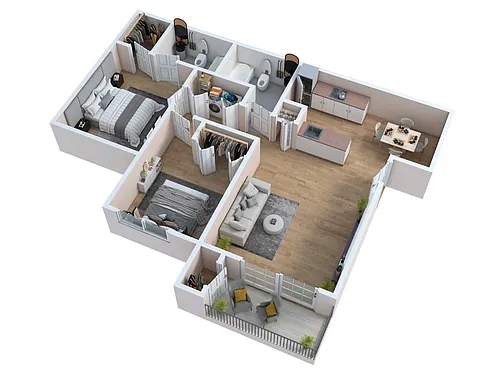 Floor plan Serenity