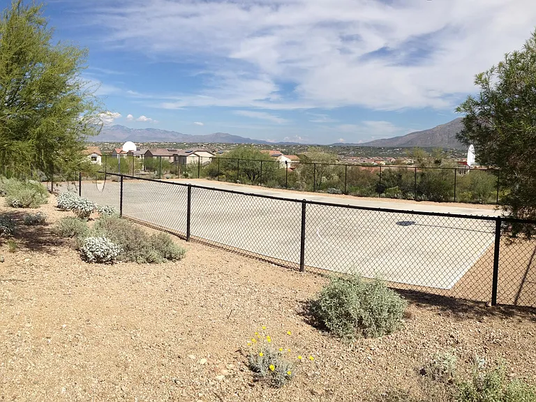 Community basketball court
