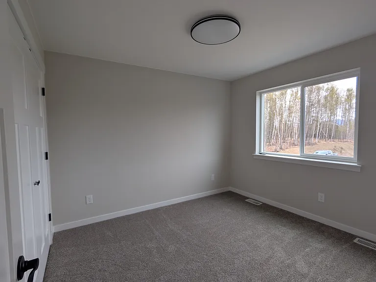 Bedroom 1, facing front of Duplex.
