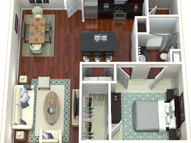 1 BR 1 BA Deluxe SR 1 BR 1 BA Deluxe SR