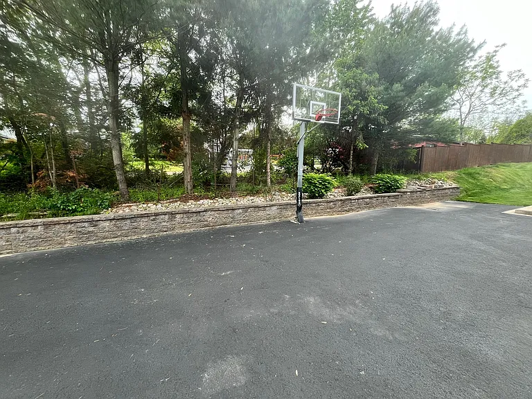 Private basketball playground