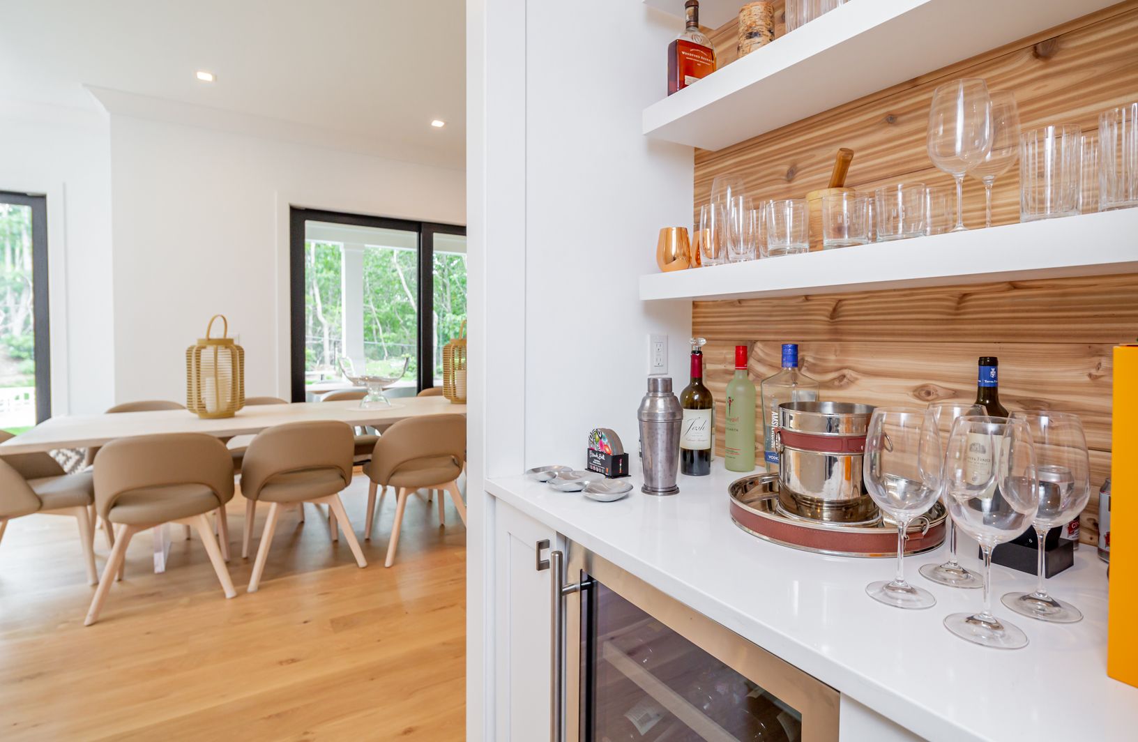  Wet Bar with Wine Fridge