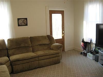 living room, brand new front door and storm door
