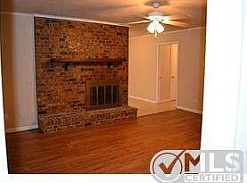 Wood burning fireplace