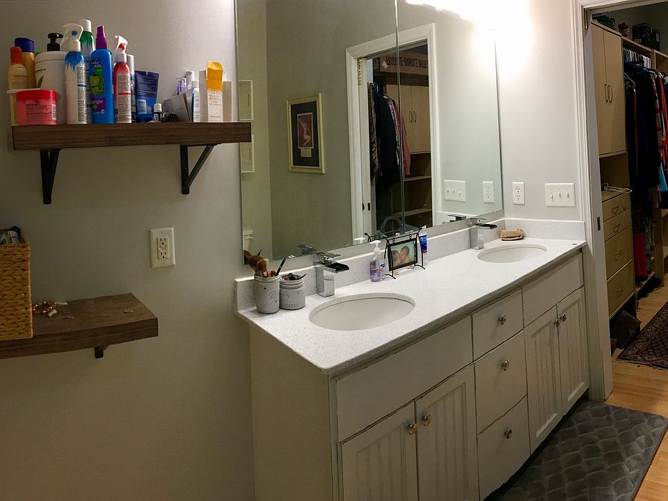 new quartz in master bath