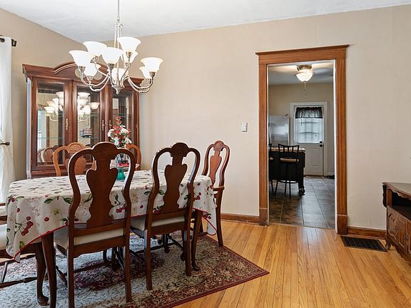 The separate dinig room is perfect for friend and family gatherings.