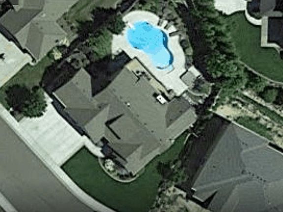 Large salt water pool