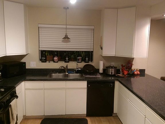 LOTS of counter space and open concept allows for easy cooking of great meals!