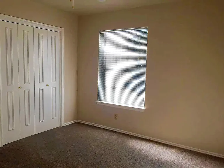 Second bedroom and closet. Next picture shows the space for the closet.