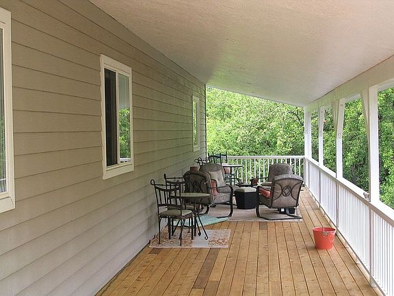 Rear covered deck