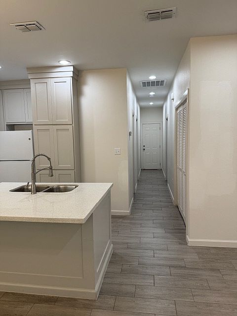 Kitchen and hallway