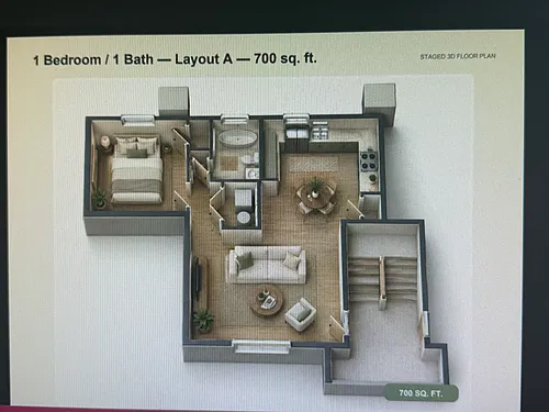 Floor plan One Bedroom
