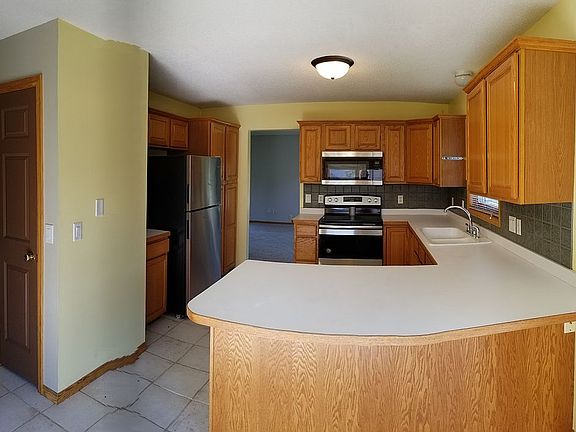 Kitchen with new appliances 