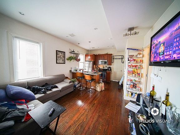 Open Living and kitchen area
