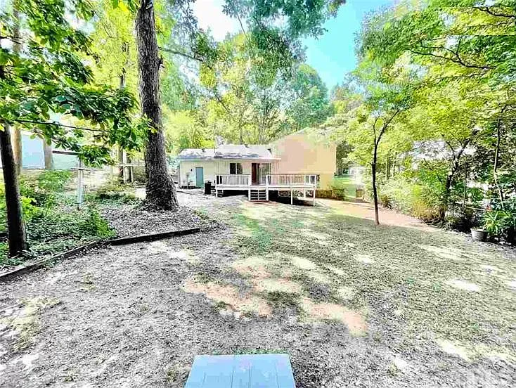 backyard area