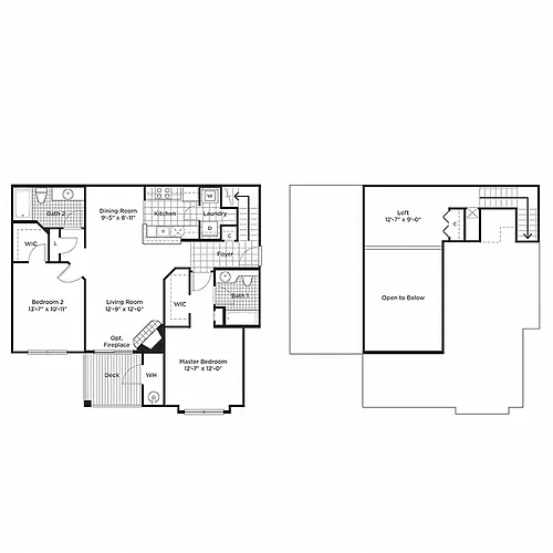 Floor plan B2AL | Loft