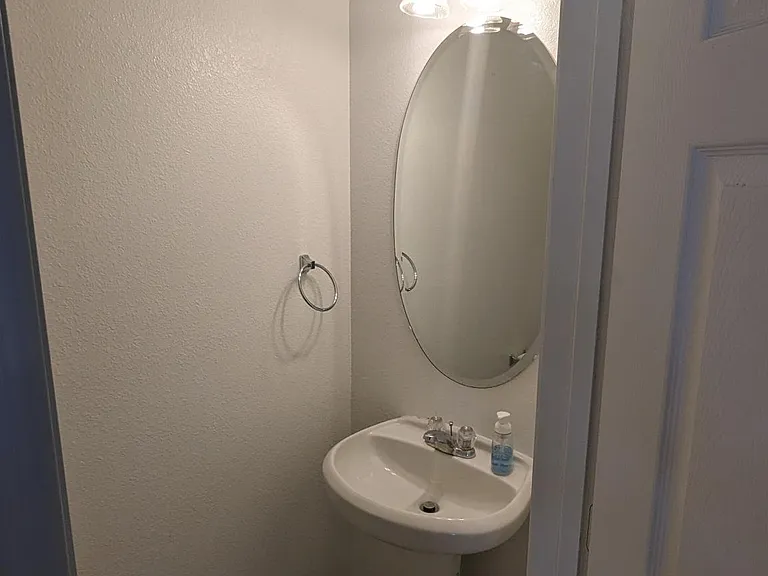 Haft bathroom downstairs