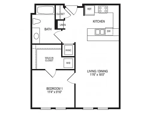 Floor plan Aliceanna