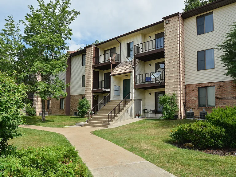 Apartment Building Entrance- Features an intercom system, covered mailboxes, and controlled access corridors