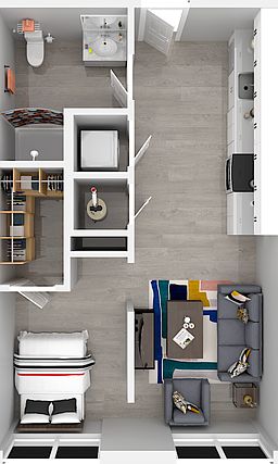 A2 | 1x1 | 513 sq ft A2 | 1x1 | 513 sq ft