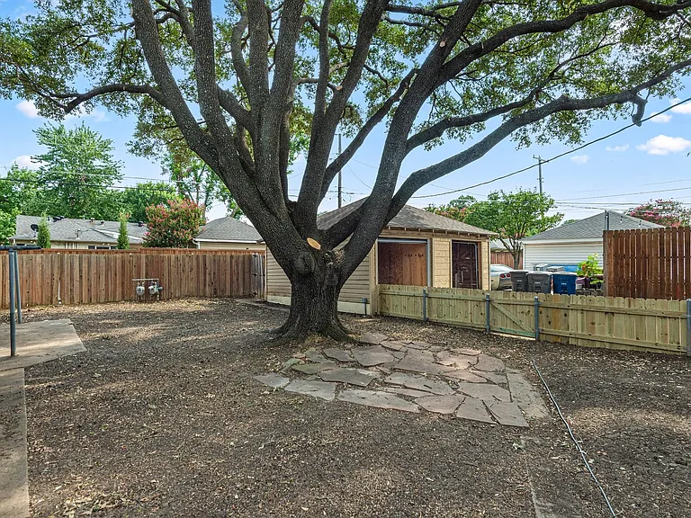 Fenced In Back Yard.