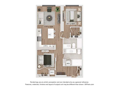 Floor plan E022