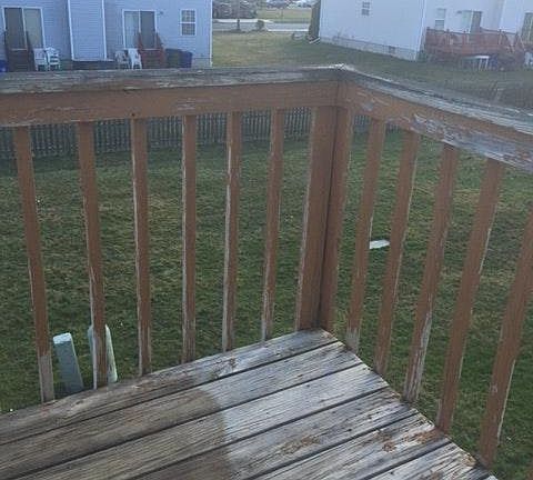 Quiet balcony overlooking the greens