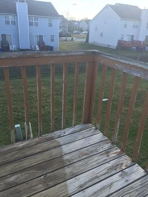 Quiet balcony overlooking the greens