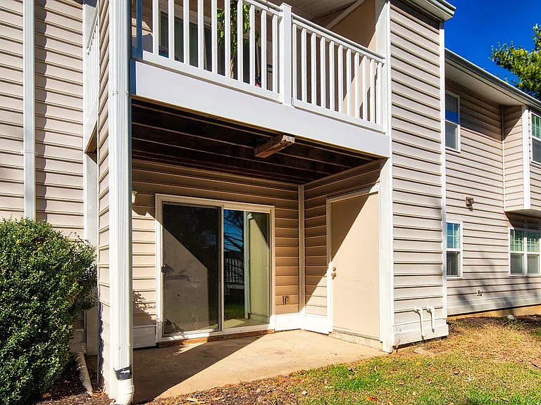 Apartments feature a porch or balcony