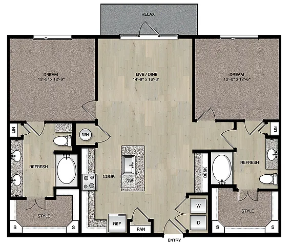 Floor plan B2A
