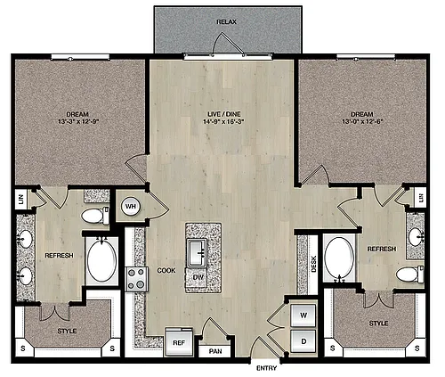 Floor plan B2A