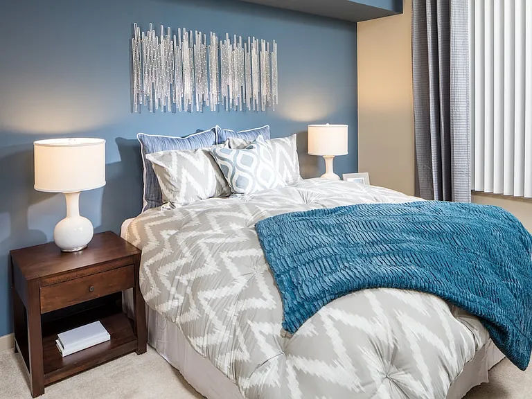 Phase II One Bedroom Espresso Finish Master Bedroom