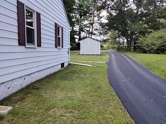 Entering the driveway