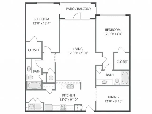Floor plan C7D