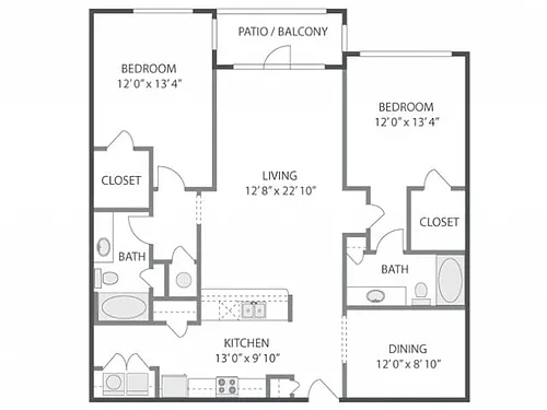 Floor plan C7D