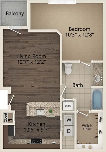 Floor plan Hawthorne